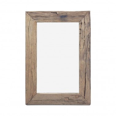 Espejo pared marco rectangular madera de deriva  Espejos