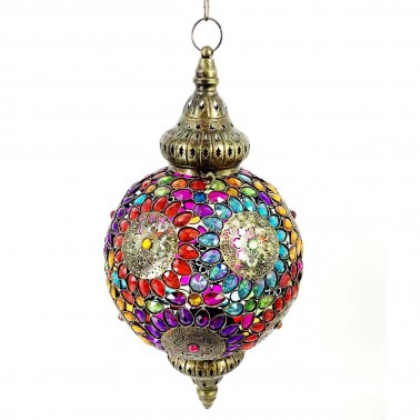 Lámpara de Techo Esfera Multicolor Colección India  Lámparas de techo