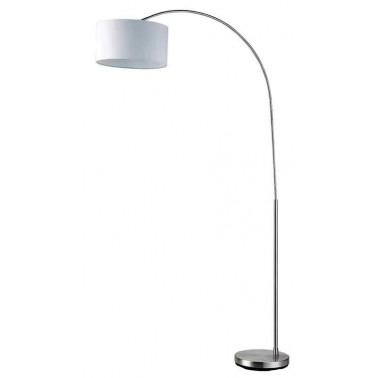 Lámpara de pie con pantalla blanca serie Polux  Lámparas de pie
