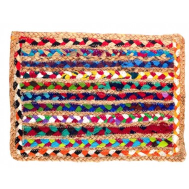 Salvamantel individual multicolor rectangular  Textil de mesa