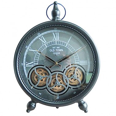 Reloj de Sobremesa Retro Mecanismo Visible  Relojes Decorativos