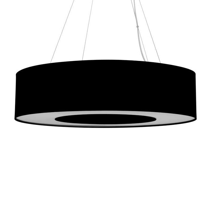 Lámpara de techo color negro mediana Serie Saona  Lámparas de techo