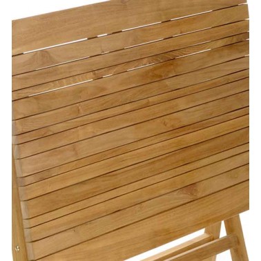 Mesa jardín madera de teca plegable  Muebles de jardín y terraza