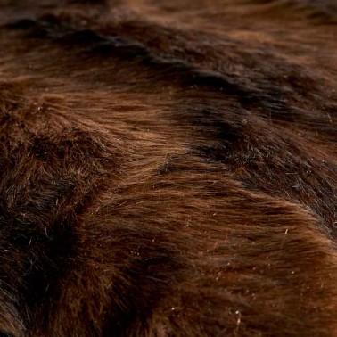 Cojín cuadro marrón pelo largo  Cojines y Fundas