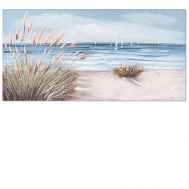 Cuadro rectangular decorativo paisaje playa  Cuadros