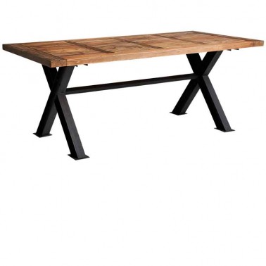 Mesa comedor estilo industrial madera reciclada  Mesas Comedor