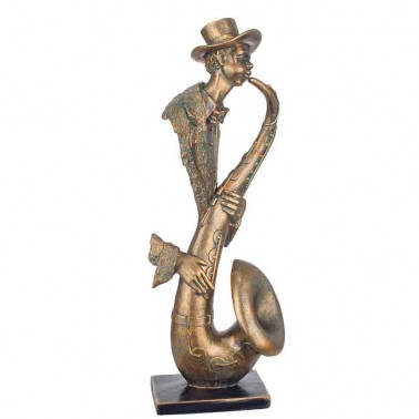 Figura músico tocando la trompeta  Figuras y Jarrones