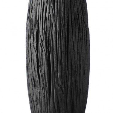 Jarrón negro moderno alto 35 cm  Figuras y Jarrones