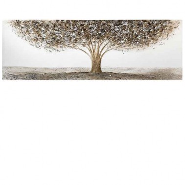 Cuadro rectangular árbol pintado a mano  Cuadros