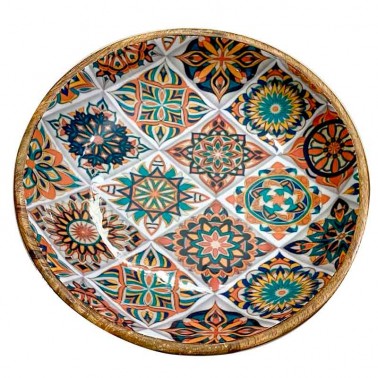 Centro de mesa de madera diseño mosaico  Varios decoración