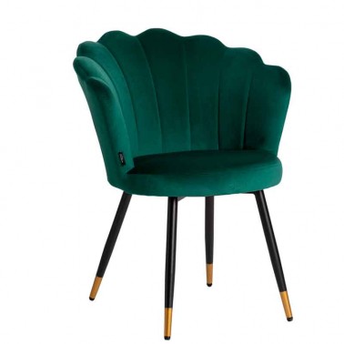 sillas comedor tapizado verde