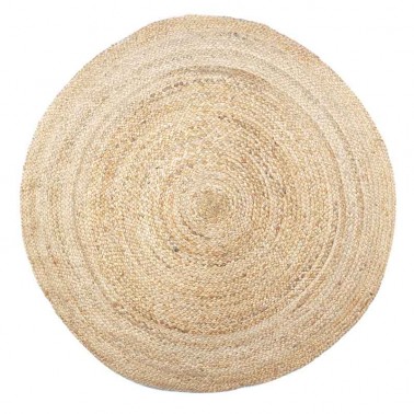 alfombras redondas de yute natural