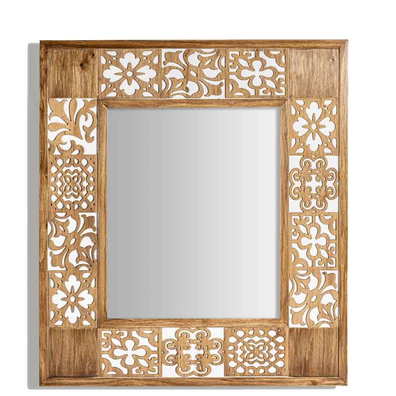 espejos de pared marco de madera