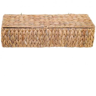 Caja decoración fibra natural