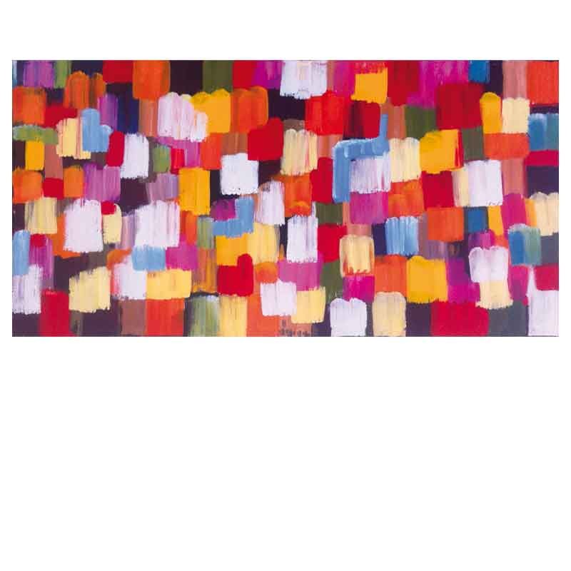 Cuadros Modernos Decorativos 1,20 X 0,70 Rostro Multicolor