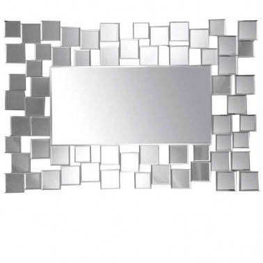 Espejo de pared rectangular de estilo moderno