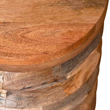 Mesa auxiliar madera maciza